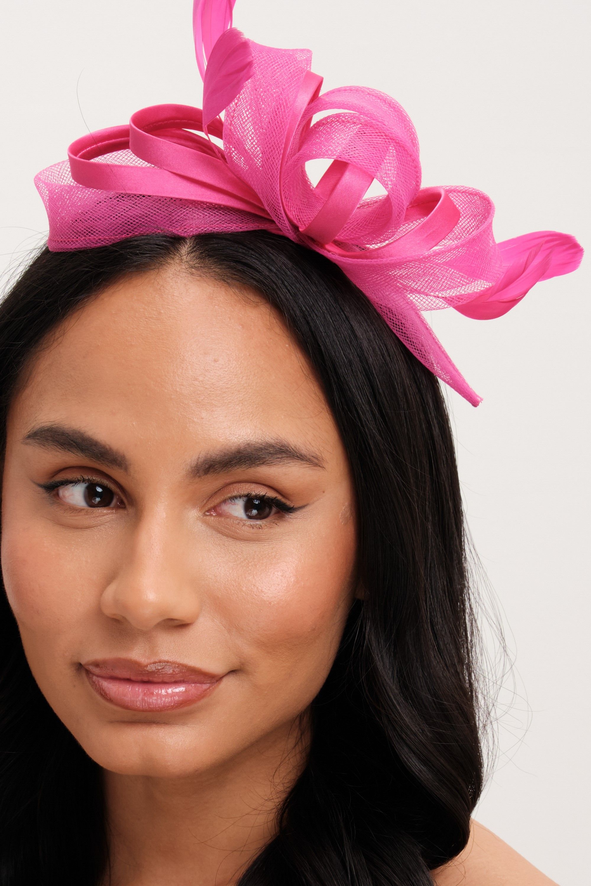 Jon Richard Fushia Medium Fascinator