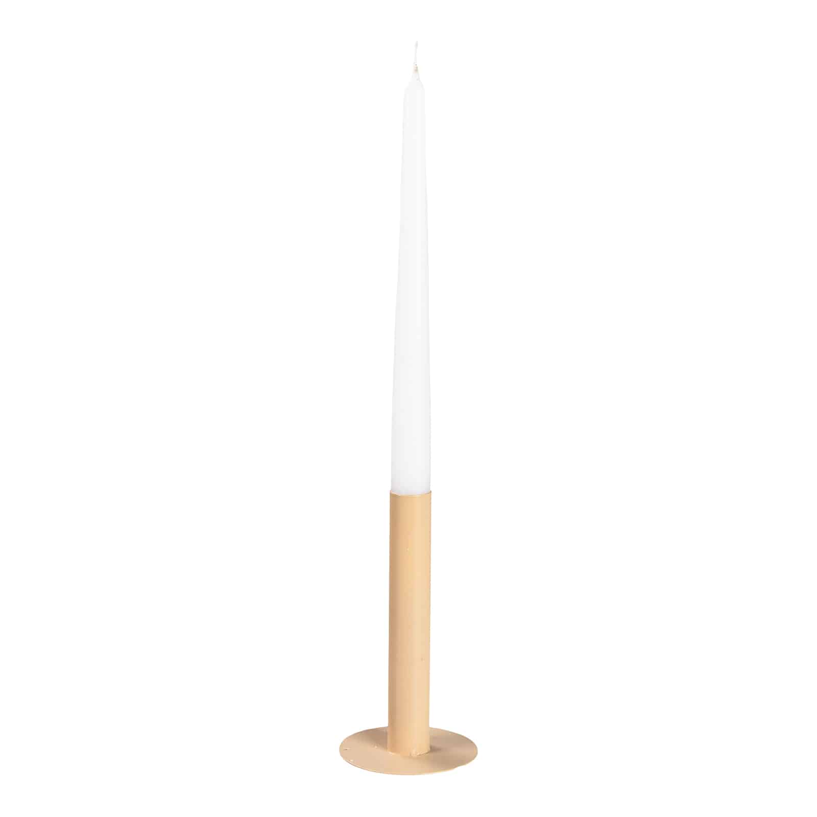 Stabkerzenhalter Stick Taupe, ⌀ 8 cm, H 150 mm