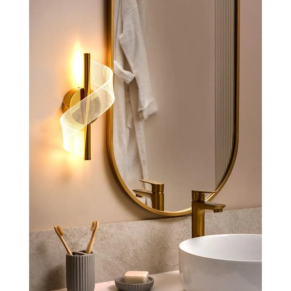 SARELA - Wandlamp - Goud - Metaal