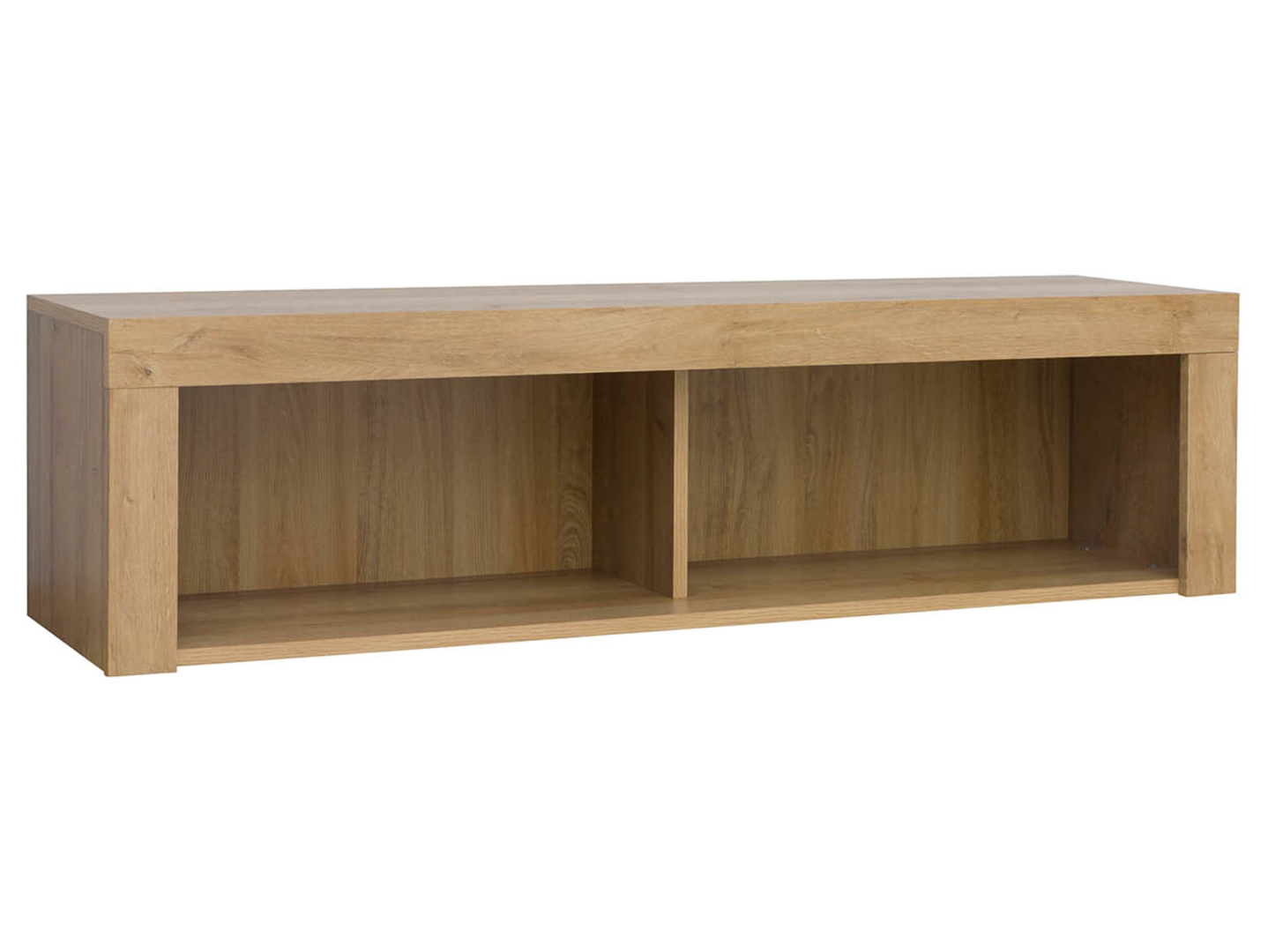 Szafka wisząca Balder 120 cm otwarta dąb riviera