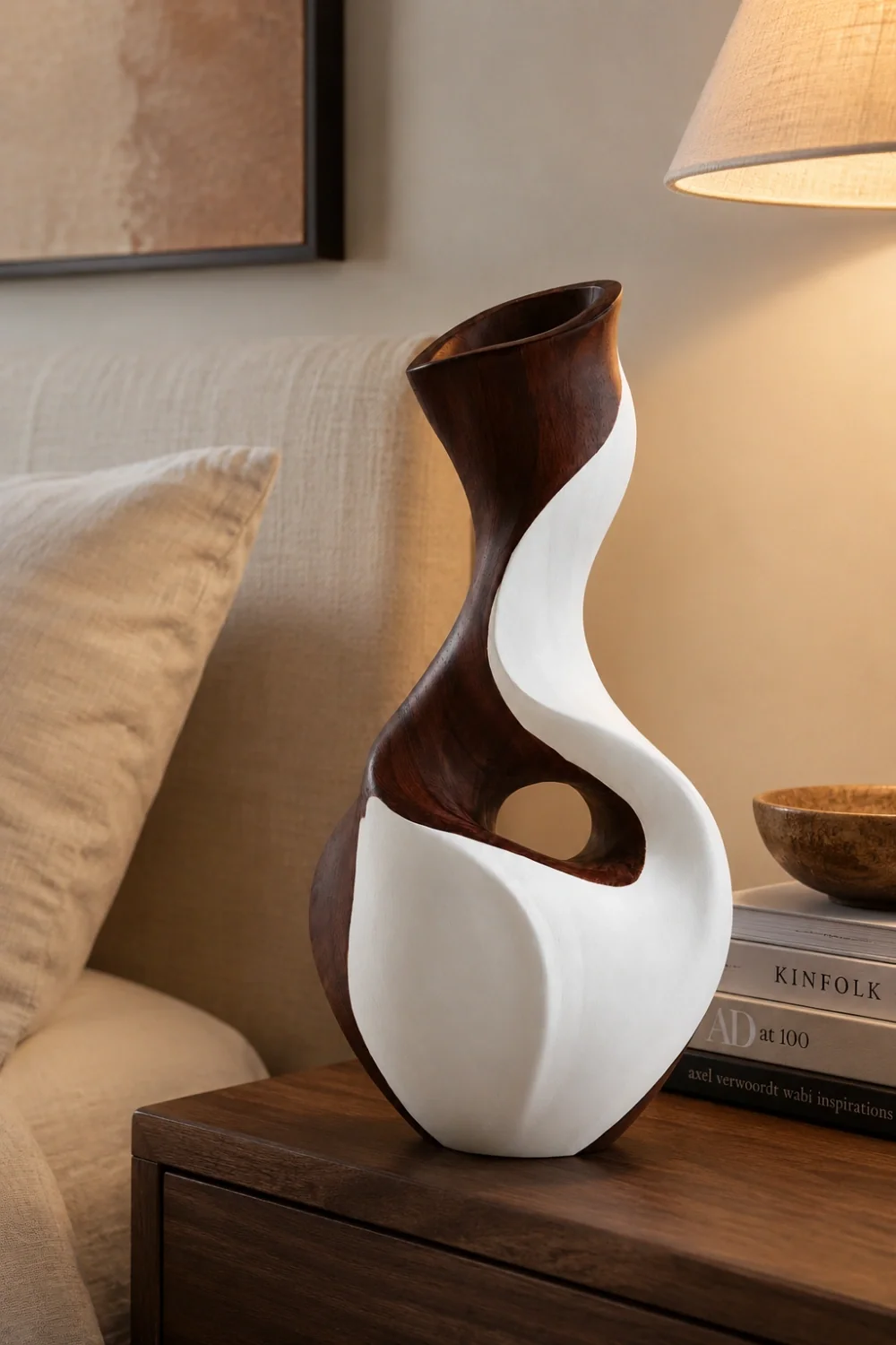Vase Wood Sculpture #WG117