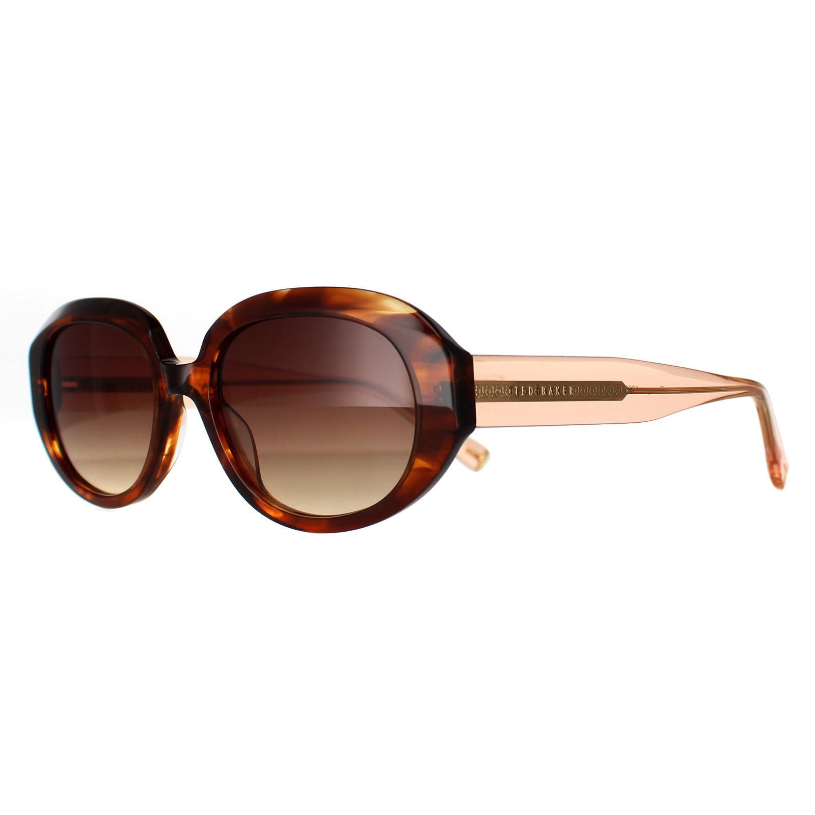 Ted Baker Oval Brown Horn Brown Gradient TB1689 Penny