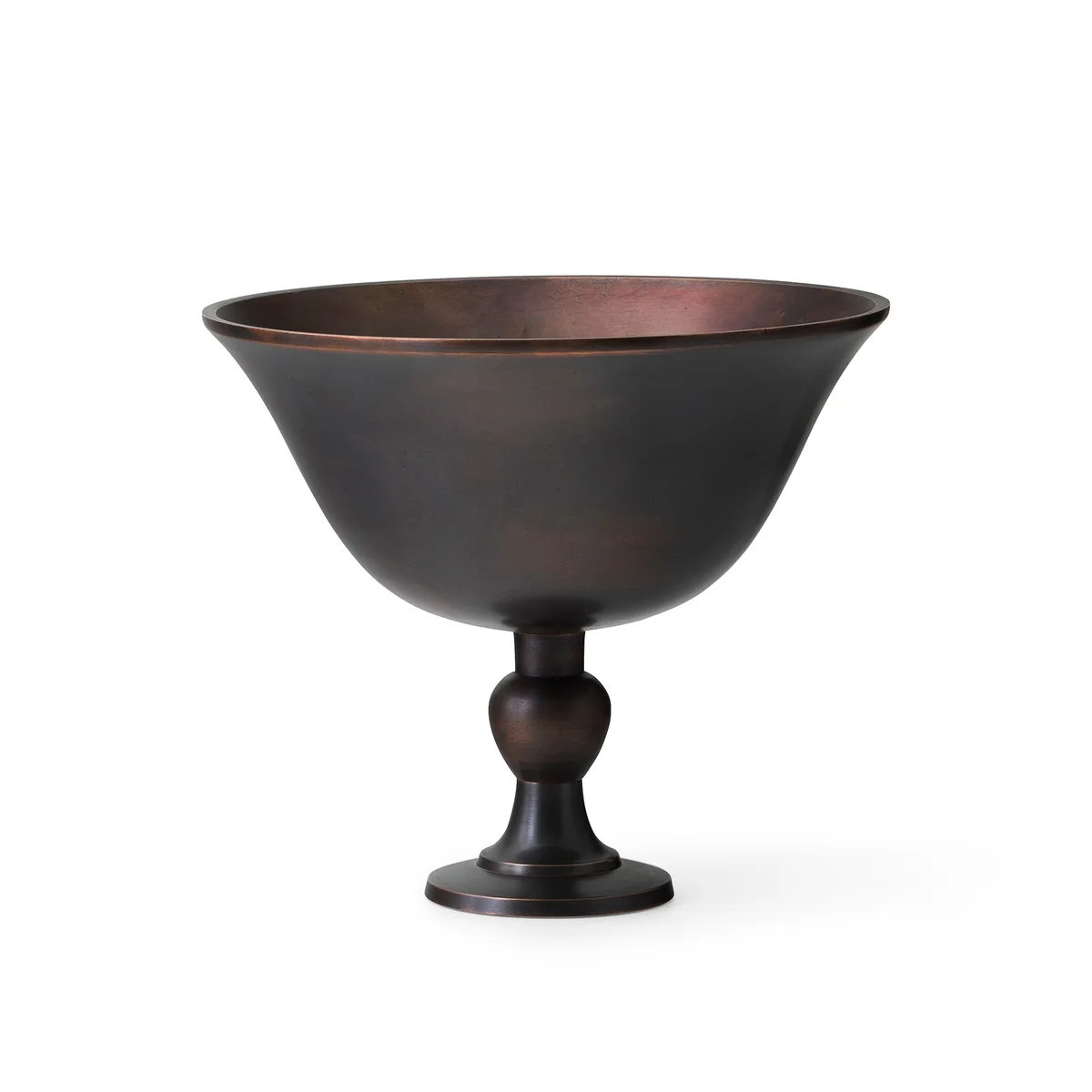 Audo - Pavot Schale, H 17,6 cm, dunkelbraun