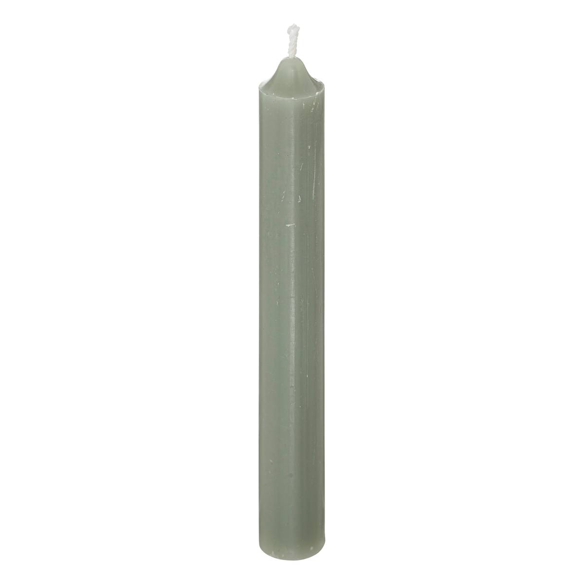 Set of 10 candlesticks Eucalyptus Green, 45g