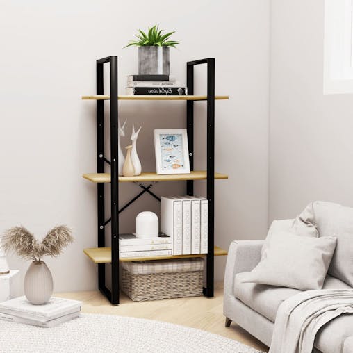 NNEVL Storage Shelf 60x30x105 cm Solid Pine Wood