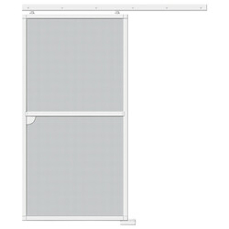 Porte moustiquaire coulissante blanche 240 x 120 cm CANDO