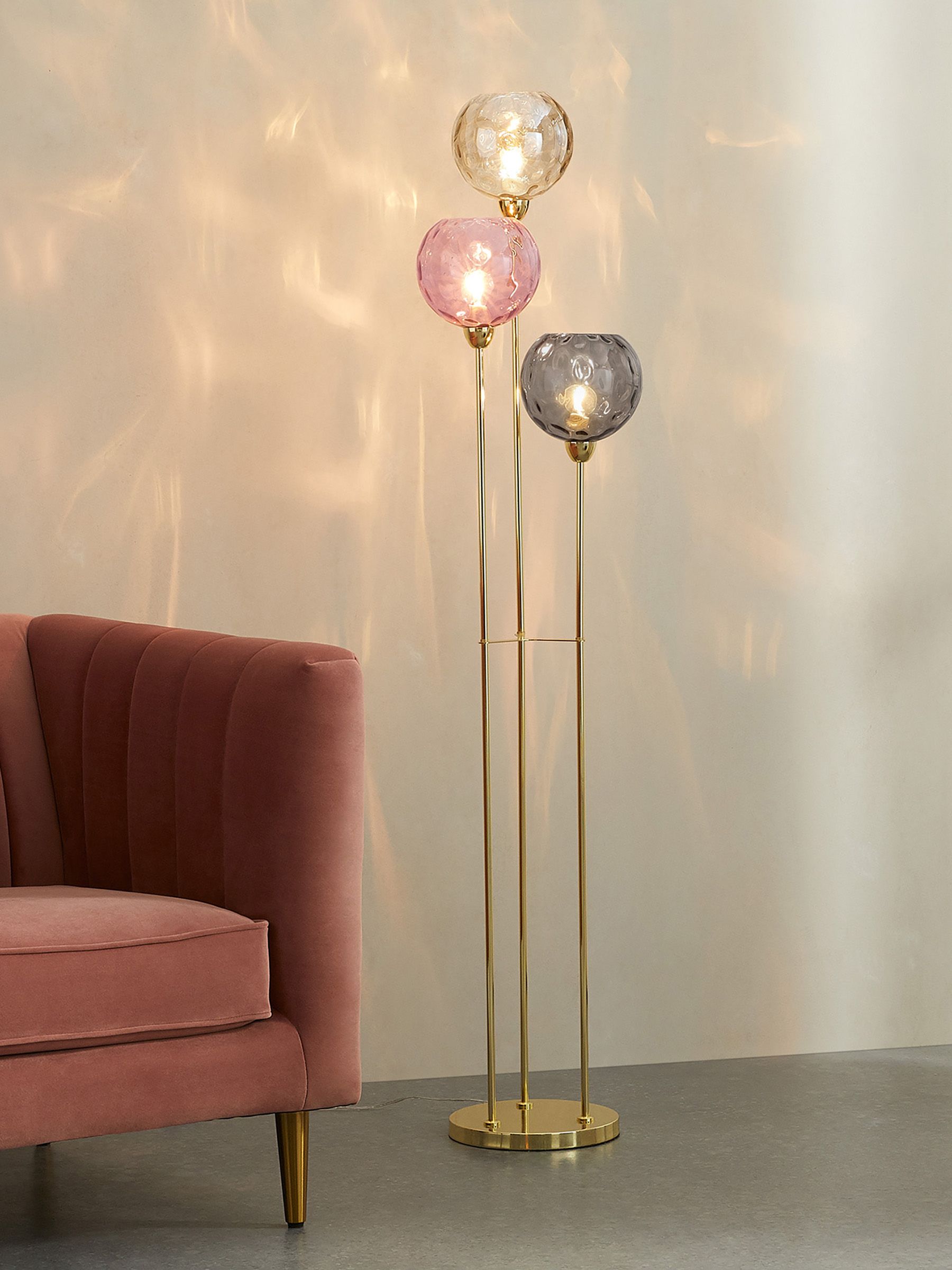 Light Pink Ilaria Floor Lamp