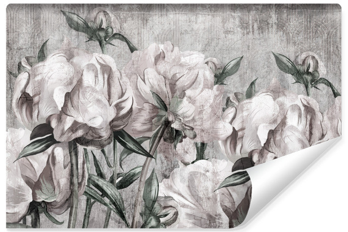Fototapeta Peonie W Stylu Vintage 90x60cm
