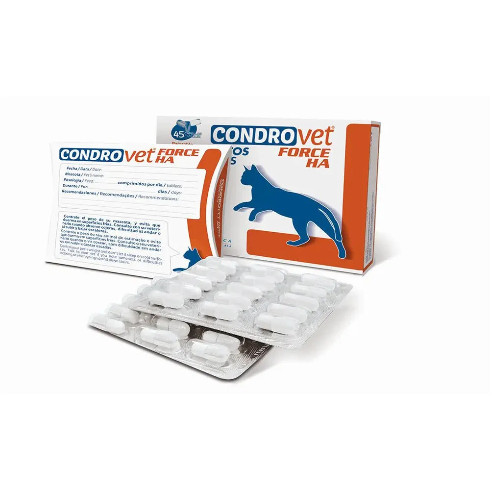 Bioiberica Condrovet Force HA nutritional supplement 45 units
