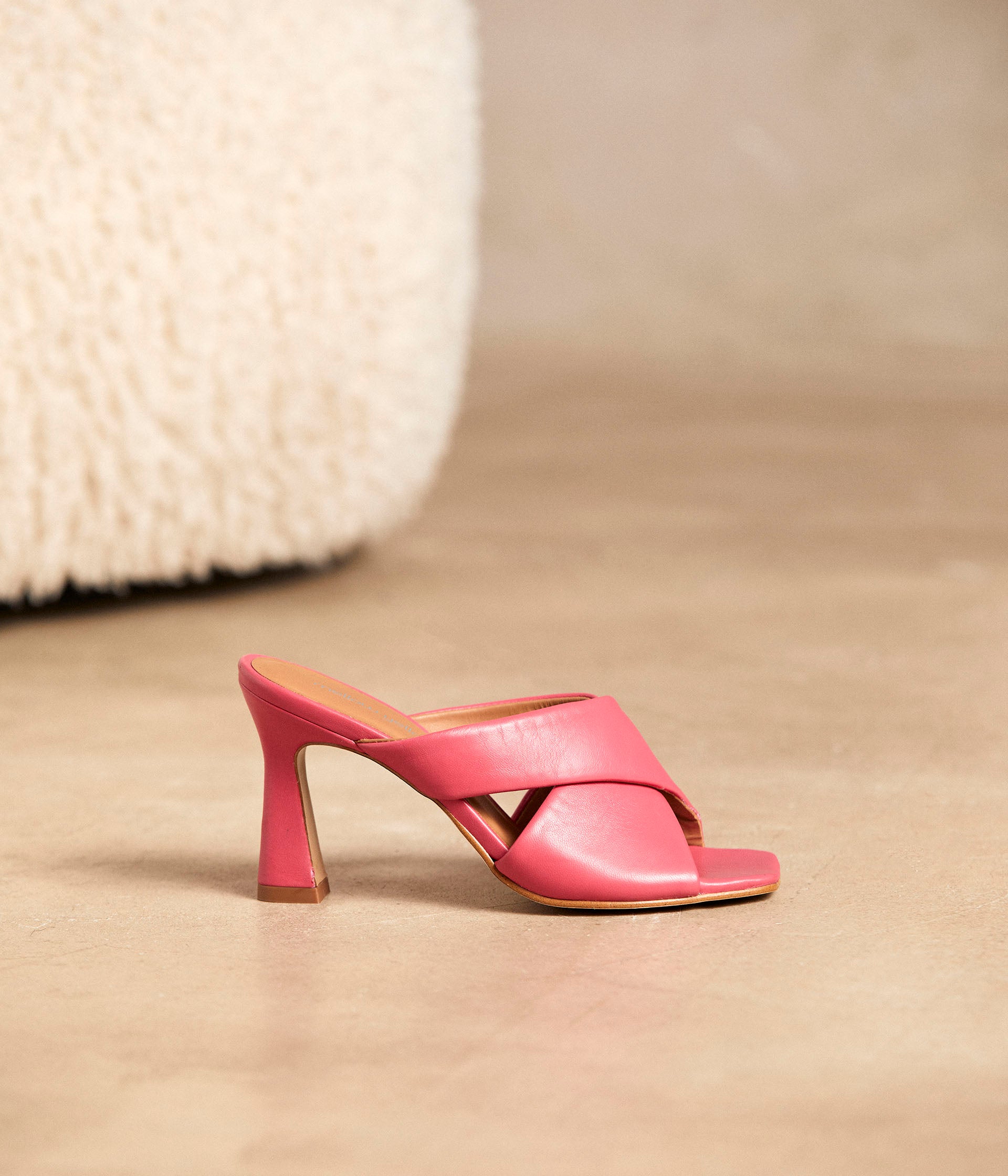 Mules fuchsia Laeticia