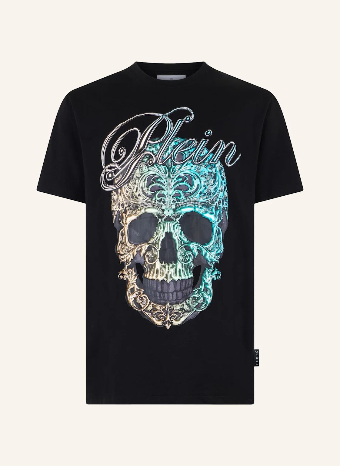PHILIPP PLEIN Kurzarm-Rundhals-T-Shirt SKULL