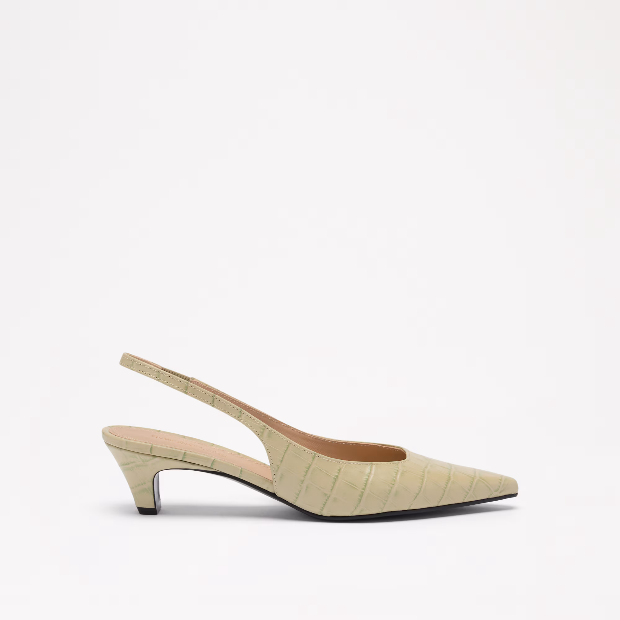 Stand Out Sling<br>Slingback Kitten Heel
