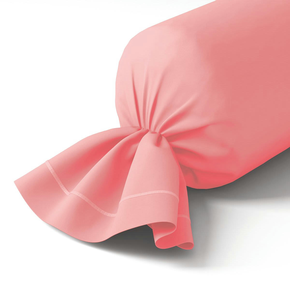 VEXIN - Taie de traversin coton pivoine 43x210 cm