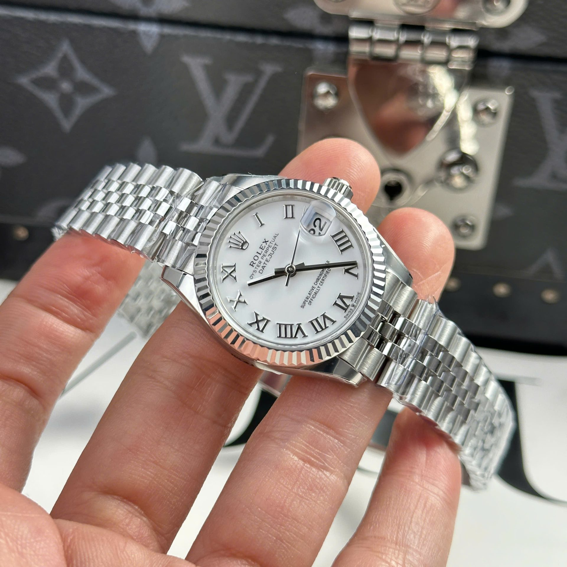 Rolex Datejust 316L Steel White Dial 31mm Jub THBF Replica