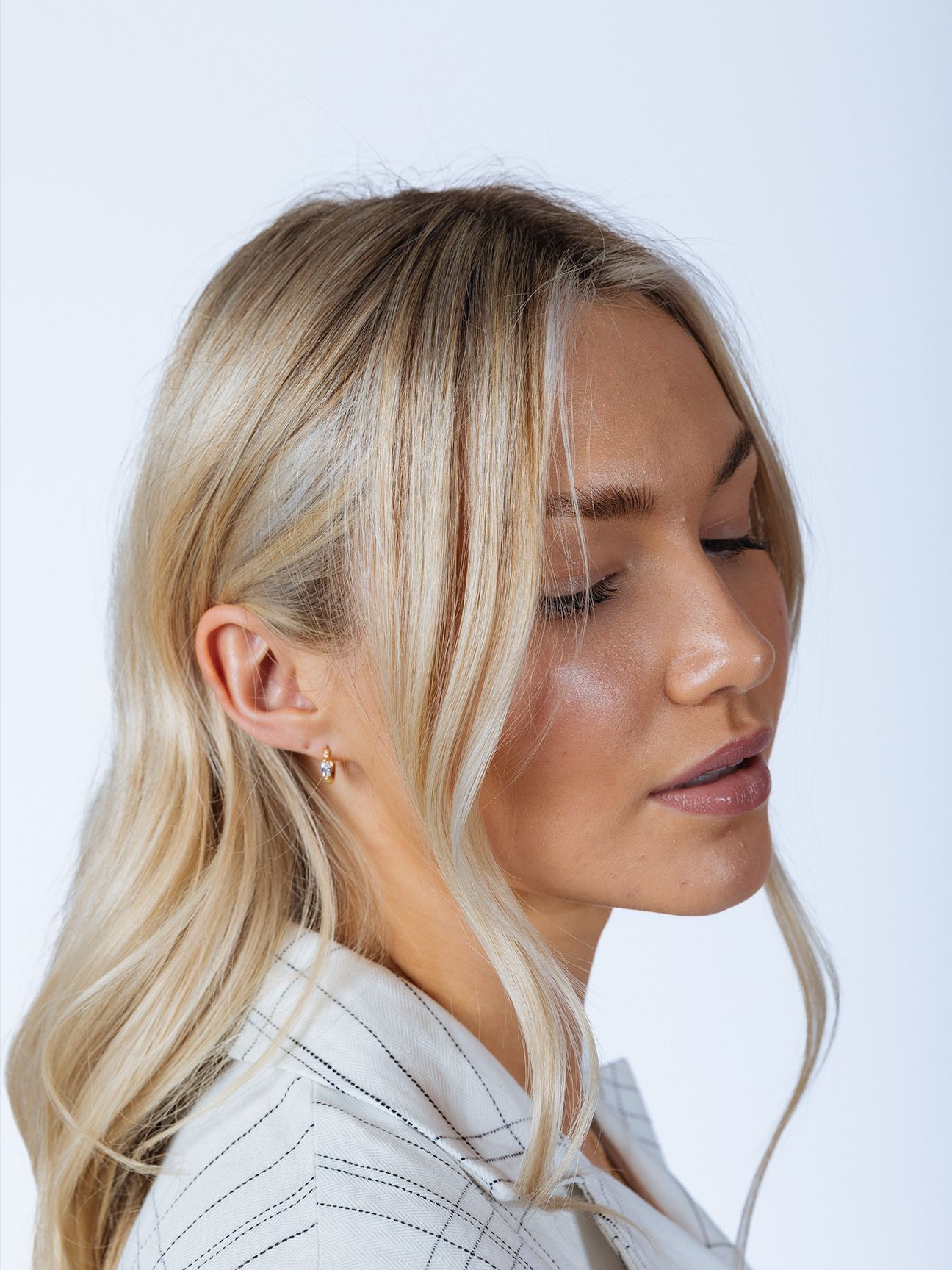 SVNX Oval Huggie Hoops
