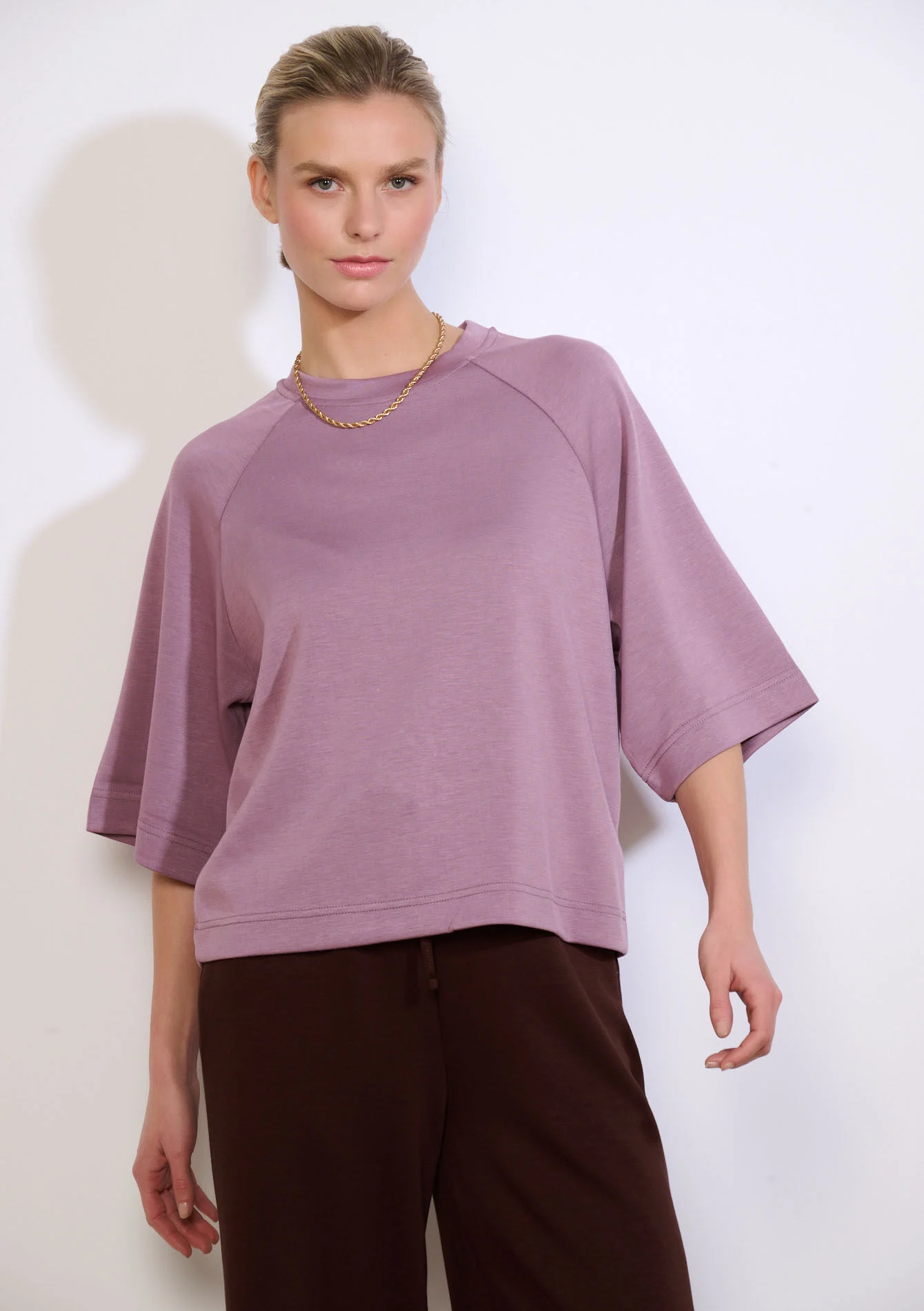 Sweater met 3/4 mouwen