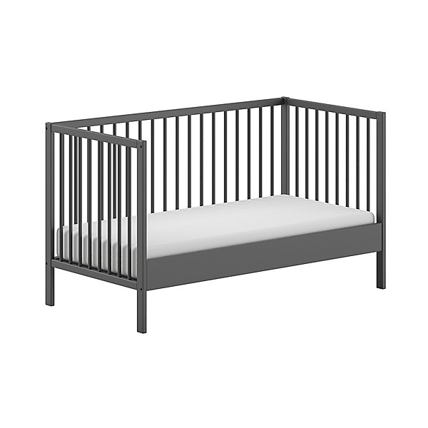 Lit evolutif 70x140 sommier inclus Vipack Meryl Anthracite