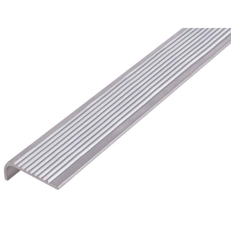 Nez de marche en aluminium 25 x 6 x 2 mm 2 m ALBERTS