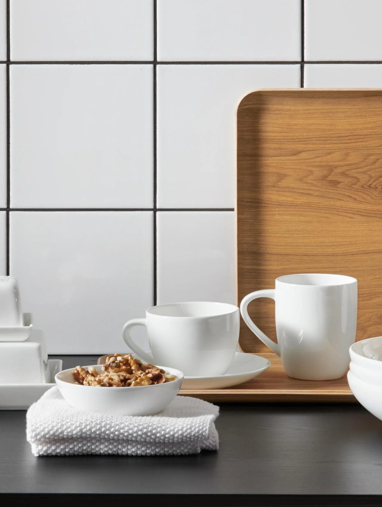 café au lait tasse mit unterteller