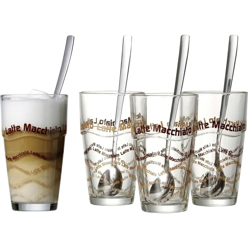 Latte Macchiato Glas 8-teilig Sana