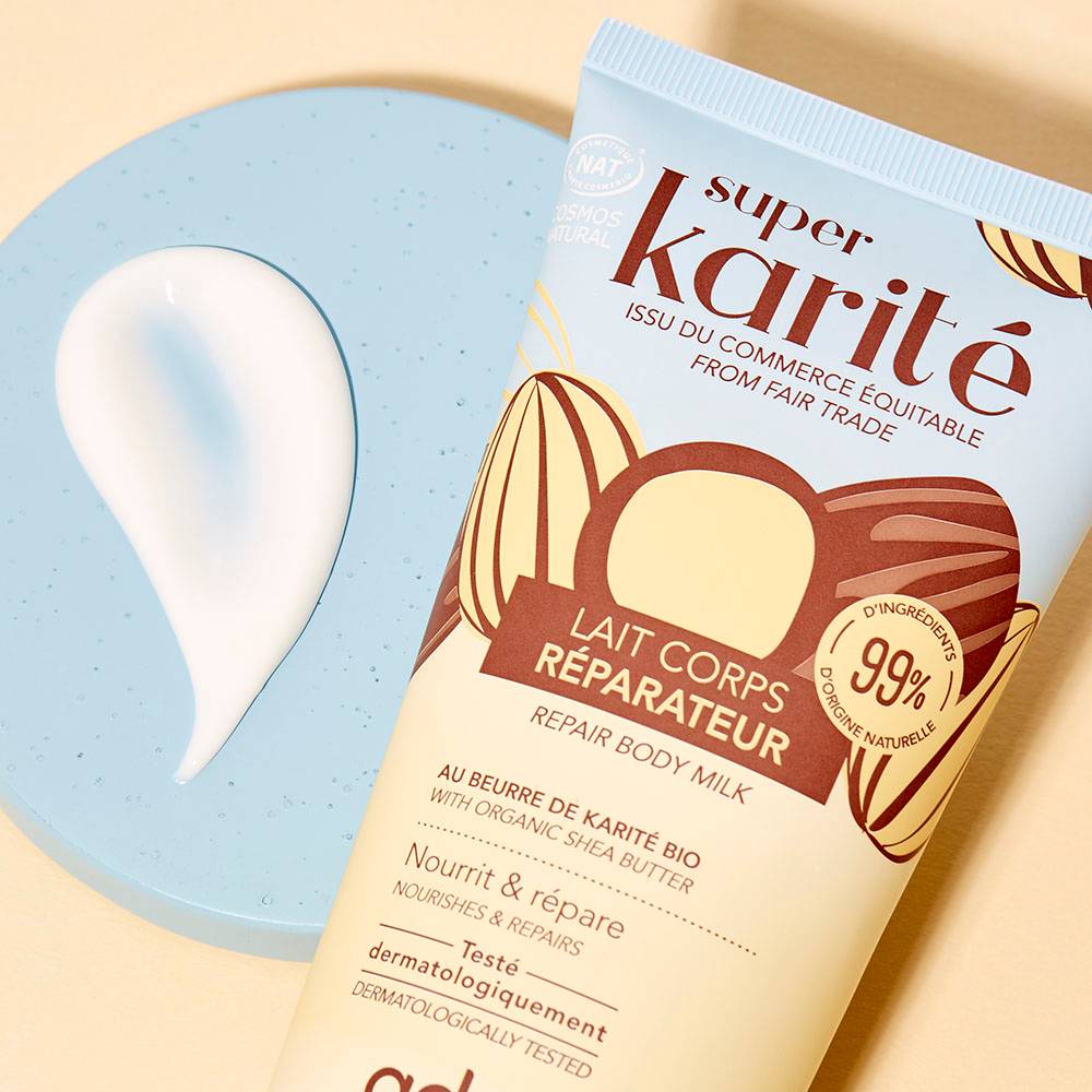 Super karitéLait corps réparateur 200ml