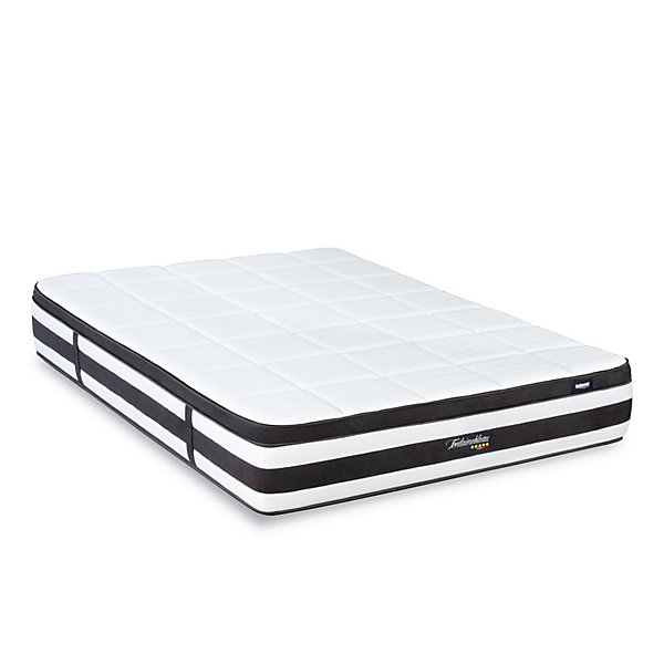 Pack Fontainebleau 140x200 cm Matelas Ressorts   Sommier Bois   Accessoires