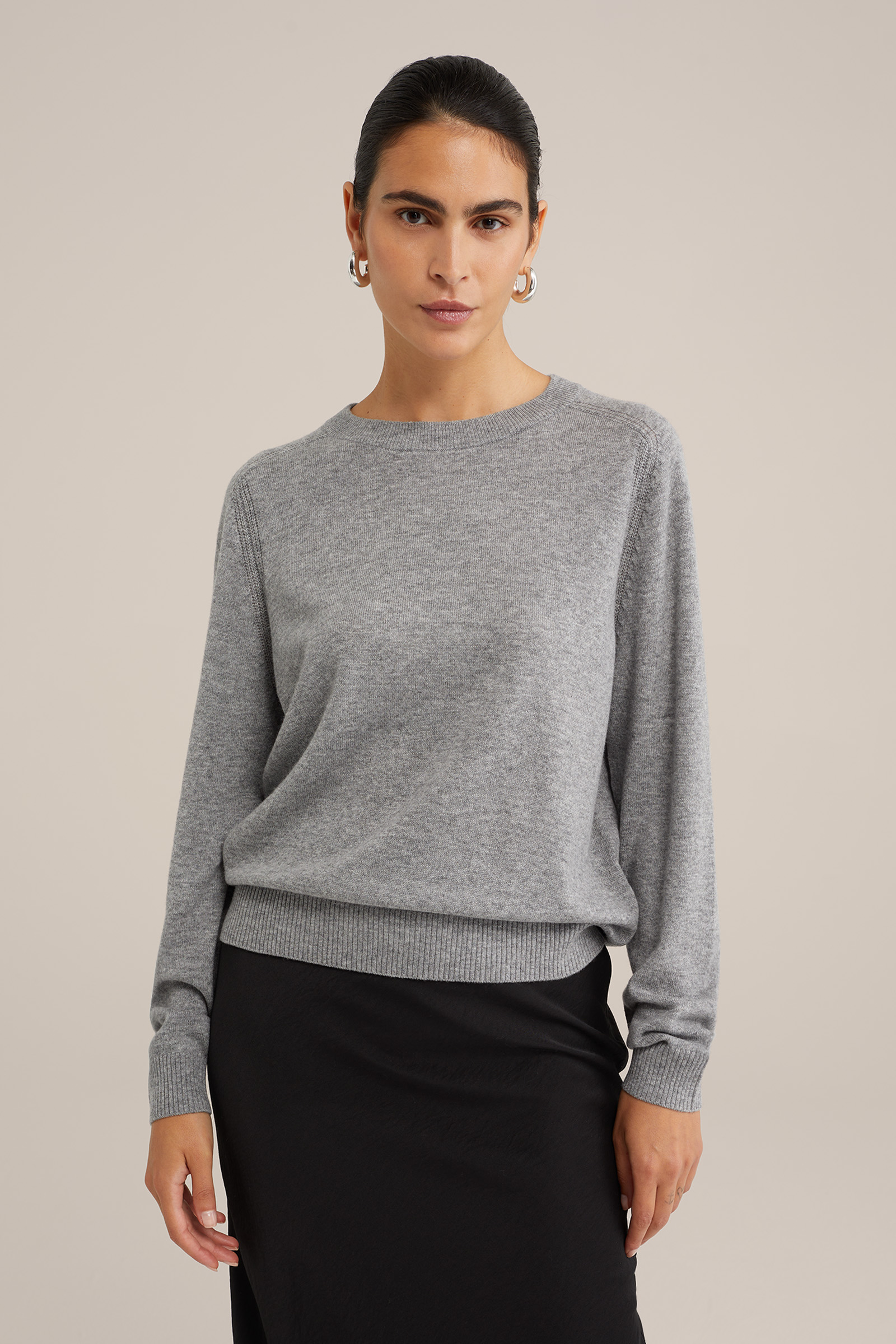 Dames trui van wol en kasjmier