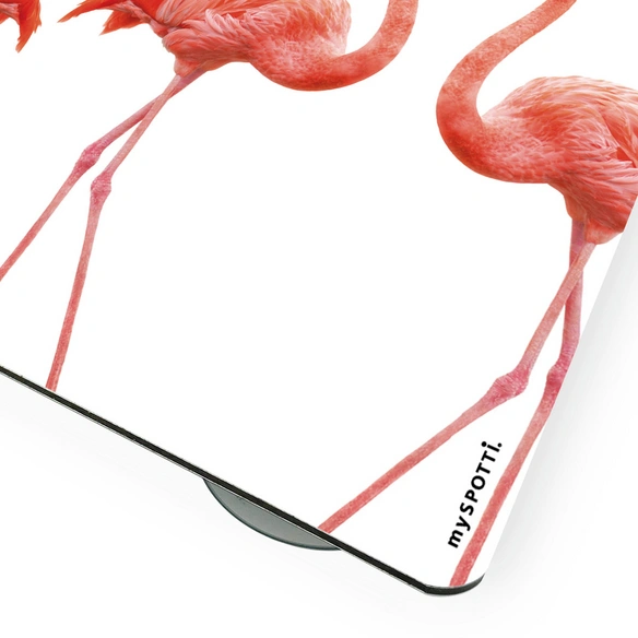 Mini-Spritzschutz »Lovely Flamingo «, Aluverbund, Flamingo