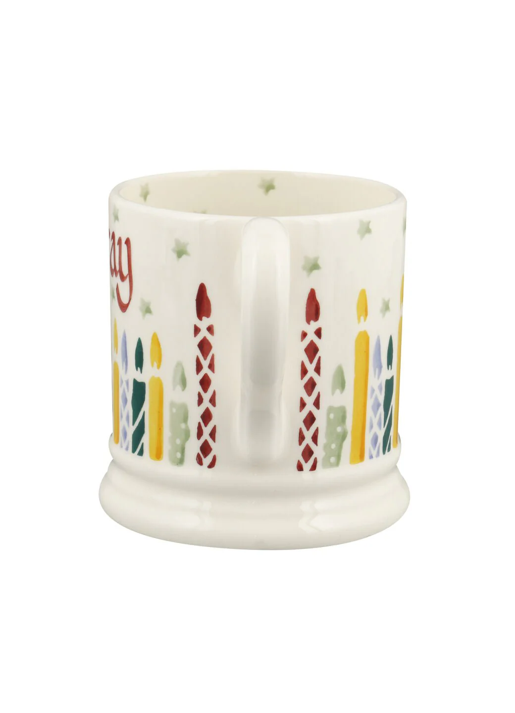 Personalised Polka Candles 1/2 Pint Mug