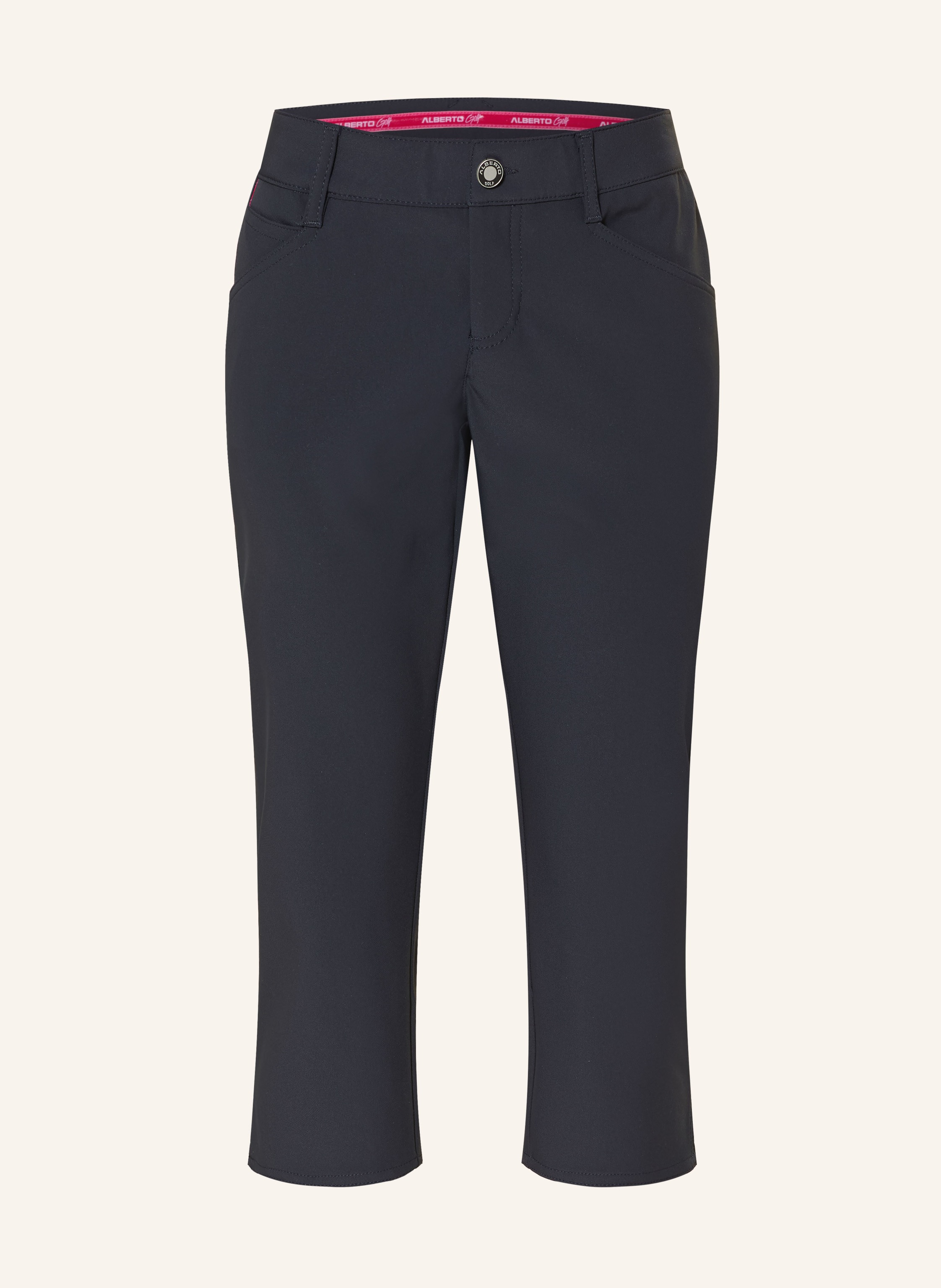 ALBERTO 3/4-Golfhose MONA-C - FX4 DRY COOLER® mit Schmucksteinen
