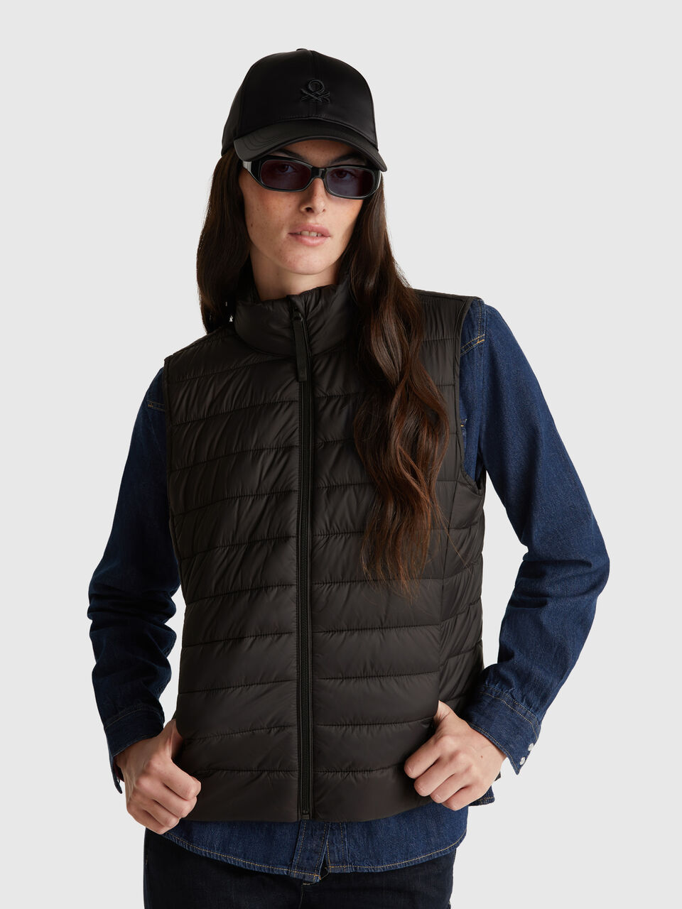 Slim fit padded vest
