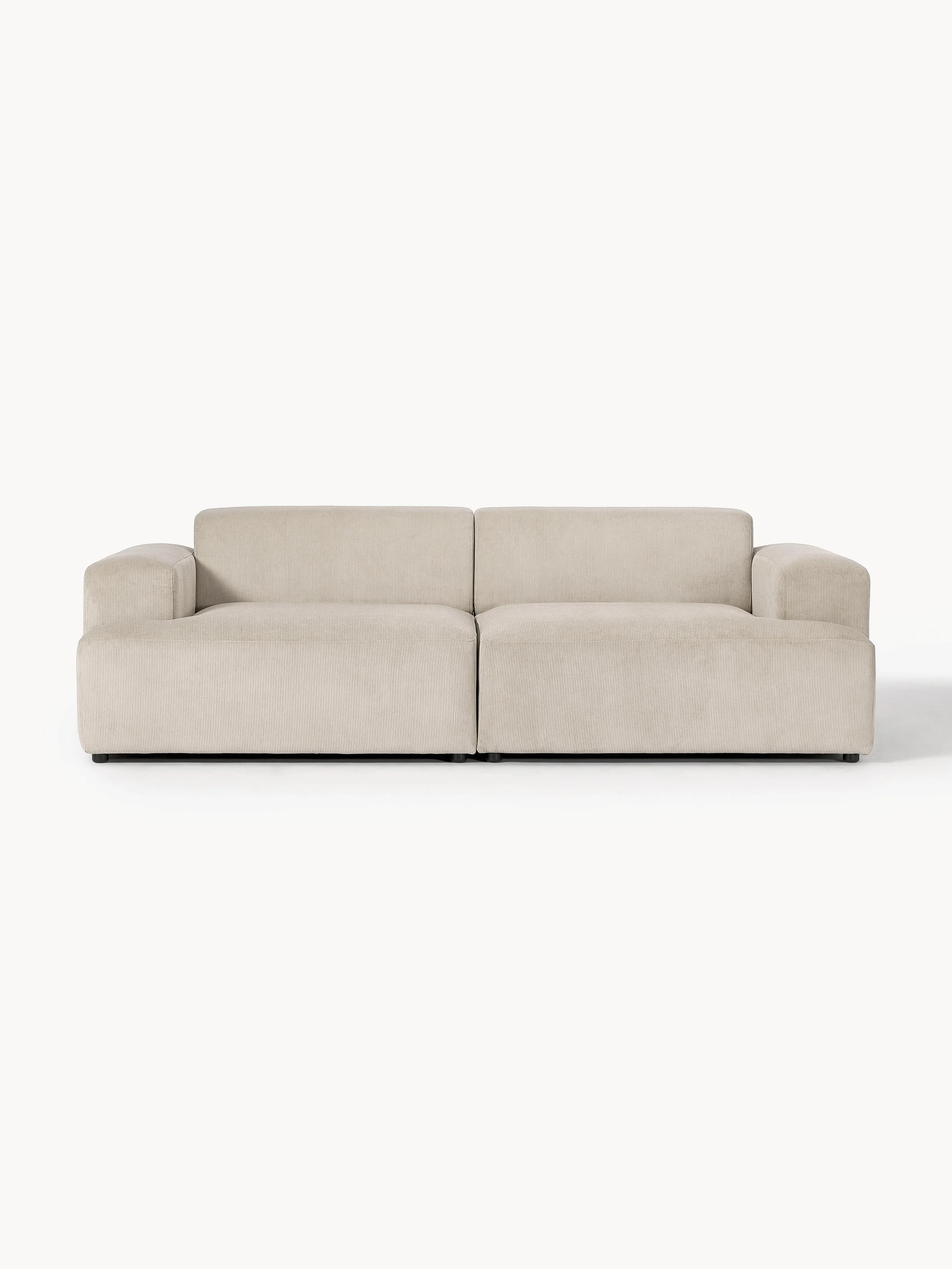 Cord-Sofa Melva (3-Sitzer)