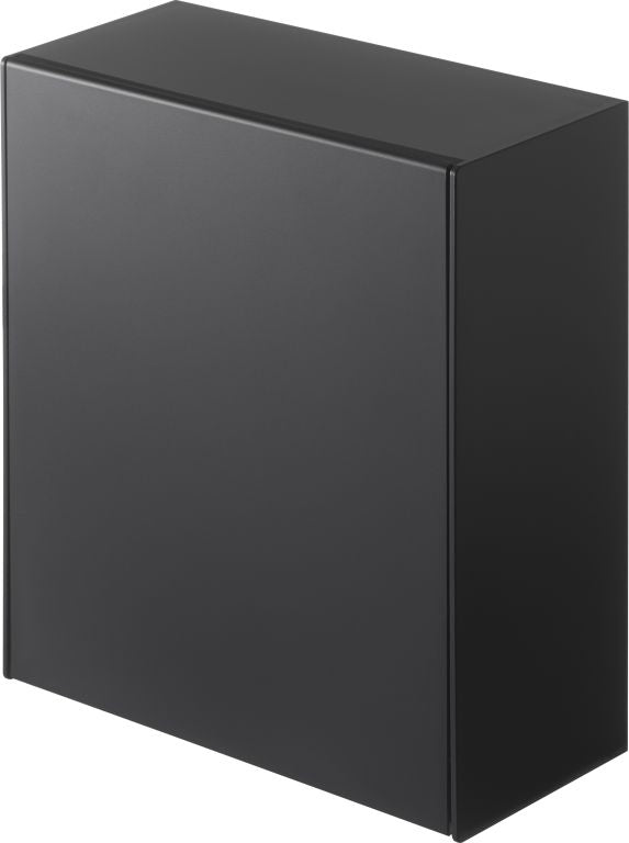 Yamazaki Zelfklevend Badkamer Prullenbakje - Tower - Zwart