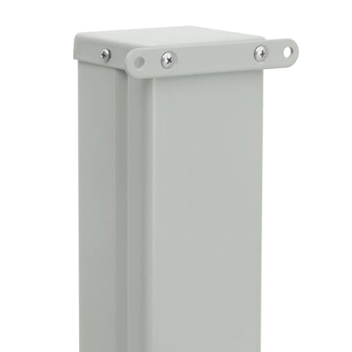 NNEVL Patio Retractable Side Awning 100x300 cm Cream
