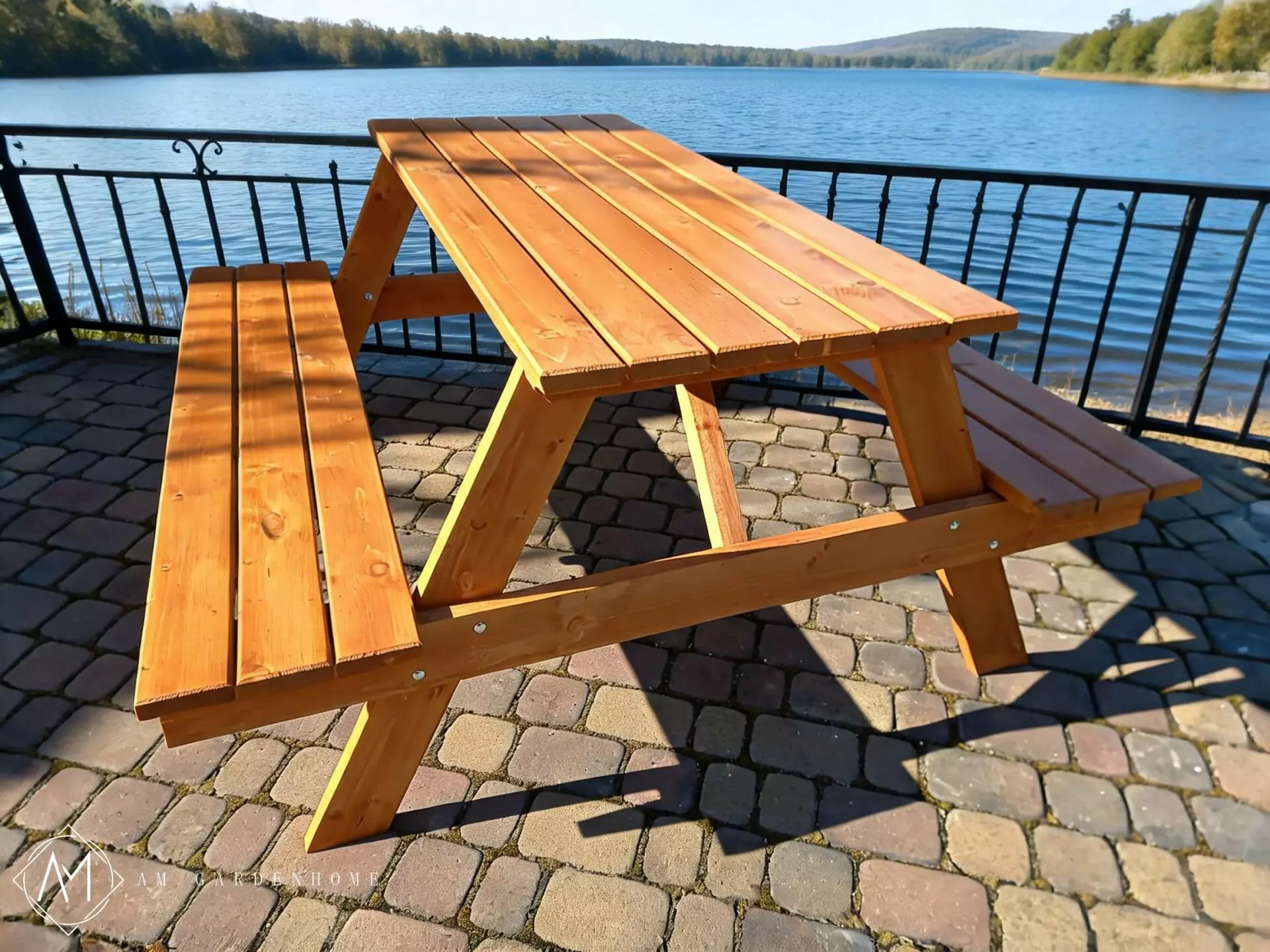 Meble Ogrodowe CHILLOUT!  Zintegrowany zestaw STÓŁ i 2 ŁAWKI 150 i 170cm