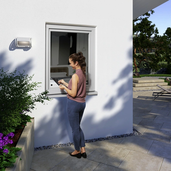 Sonnenschutz, anthrazit, Fiberglas