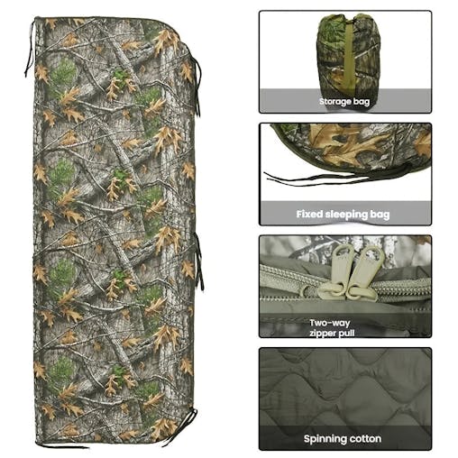 NNETM Camouflage Folding Sleeping Bag