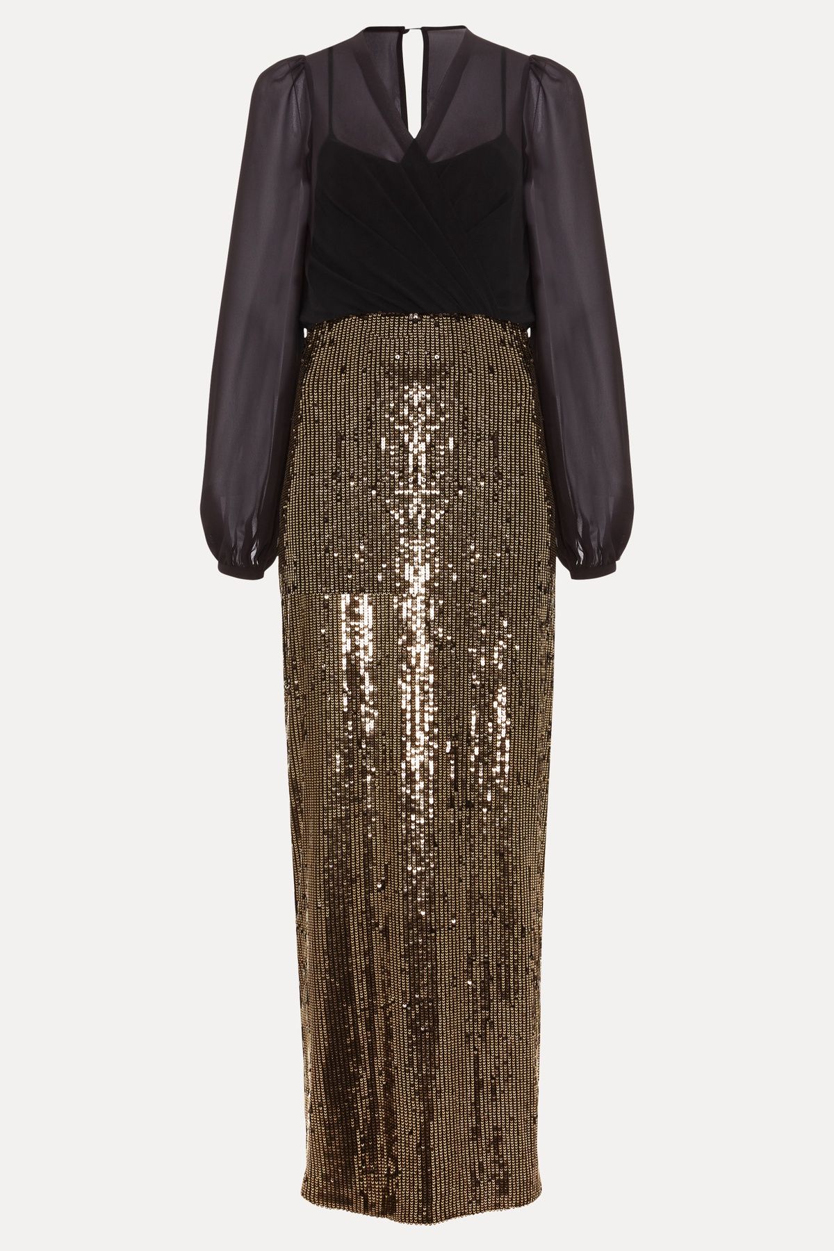 Phase Eight Aniya Sequin Long Sleeved Maxi Dress