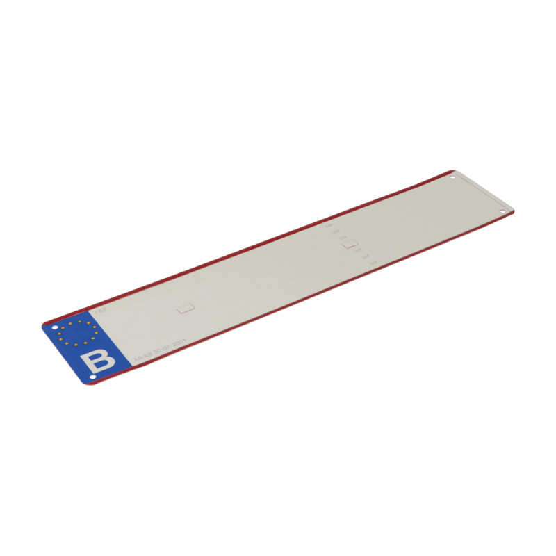Plaque d'immatriculation belge vierge CARPOINT