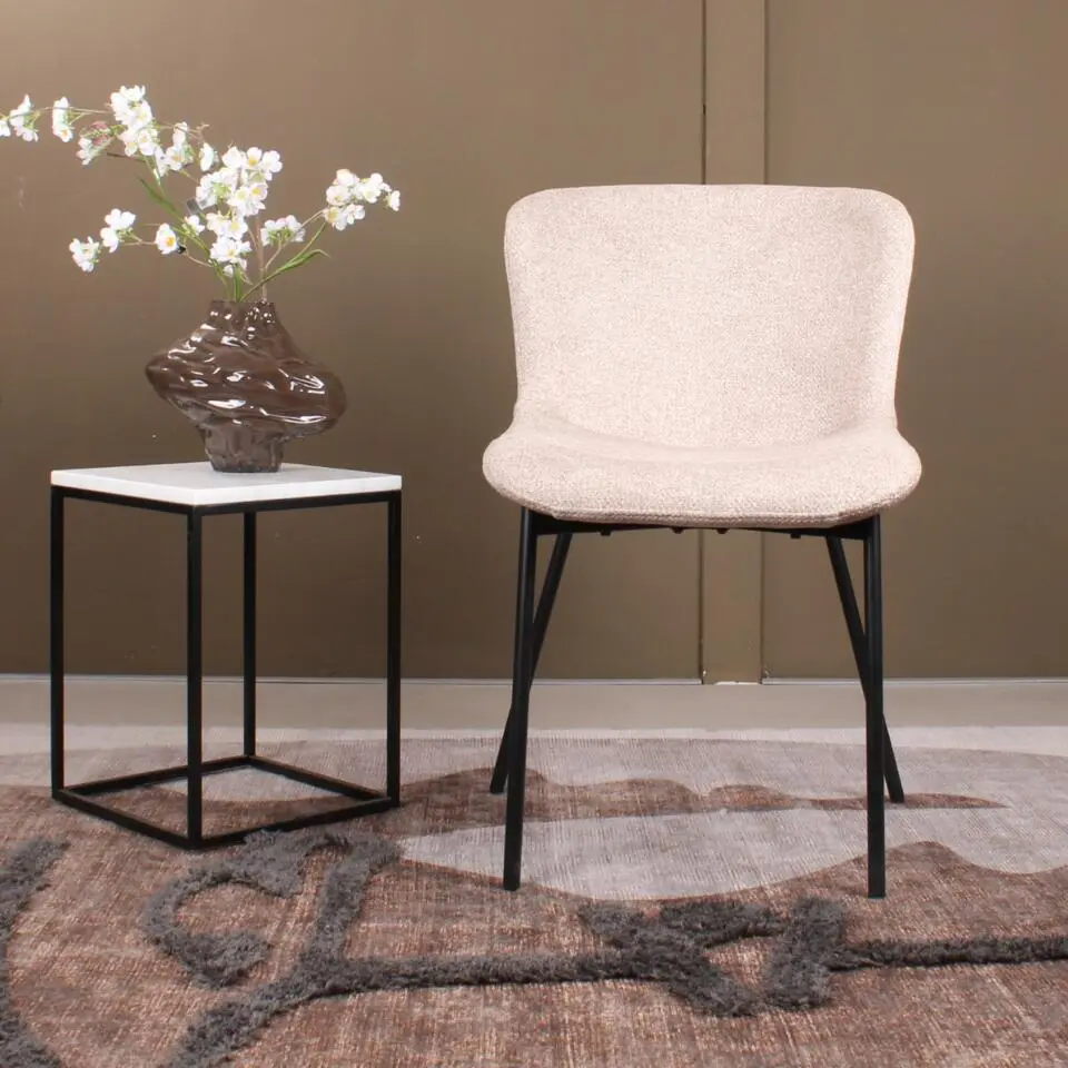 DS4U - Vera eetkamerstoel stof - champagne