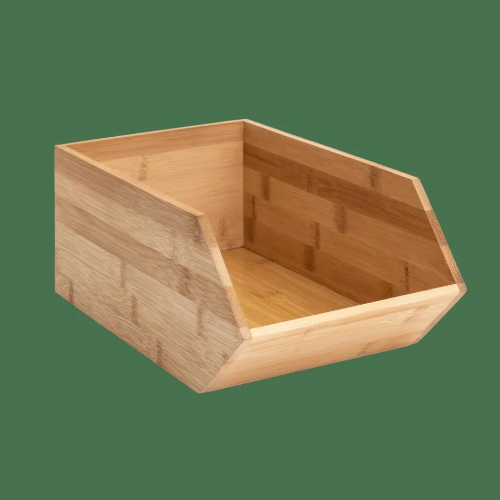 Boîtes Métalliques|Boîtes De Conservation^CASA BAMBOO Organisateur Empilable Naturel