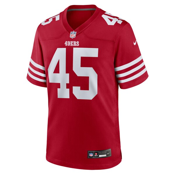 Nick Martin San Francisco 49ers Nike Team Game Jersey -  Scarlet