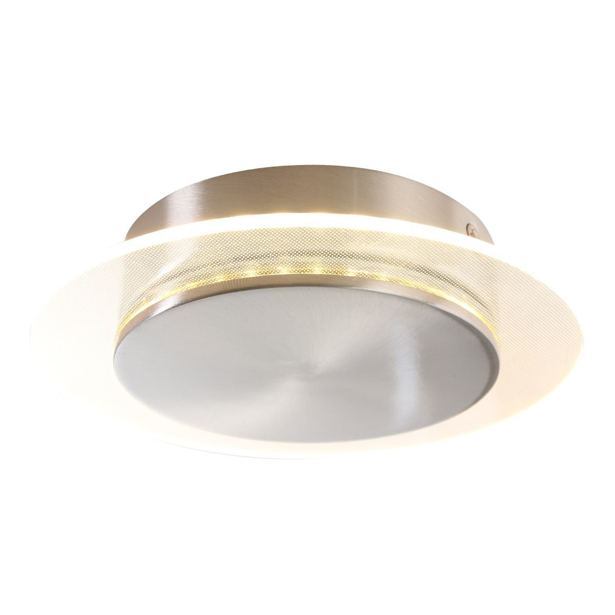 Steinhauer plafondlamp Lido - 1 lichts - 17x 6 cm - mat chroom