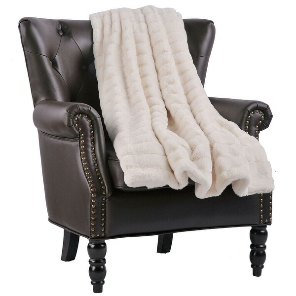 Bluff City Bedding Sherpa Micro Fuzzy Reversible 60 x 80 Throw Blanket 8 Colors