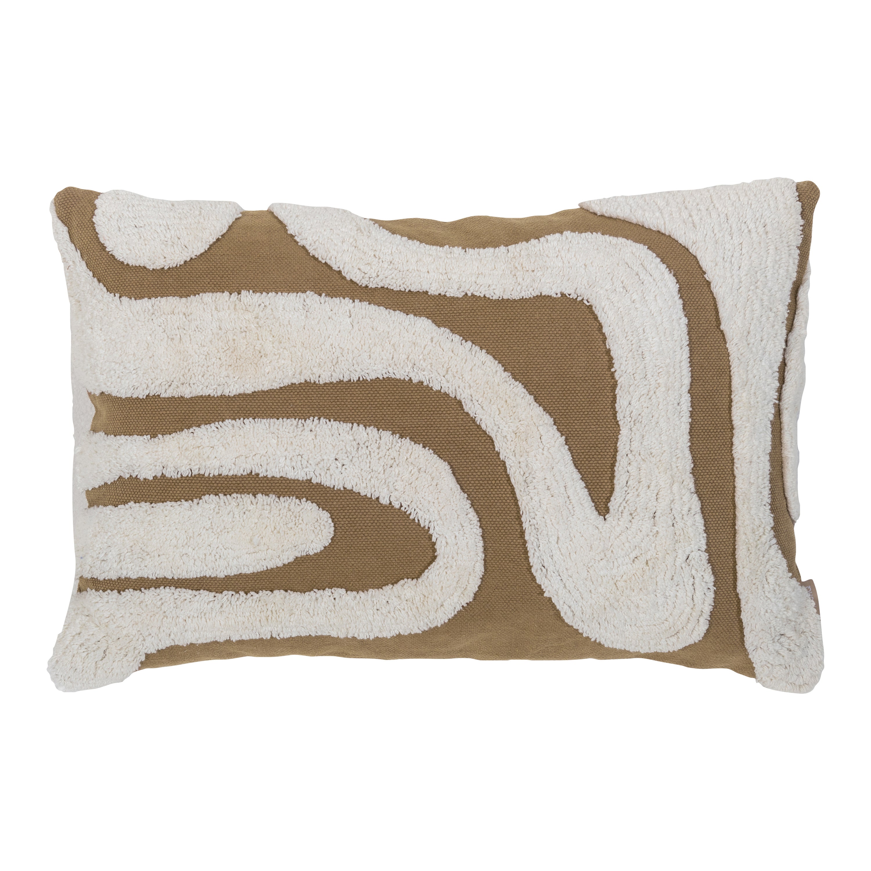 by fonQ Wave Sierkussen 40 x 60 cm - Bruin