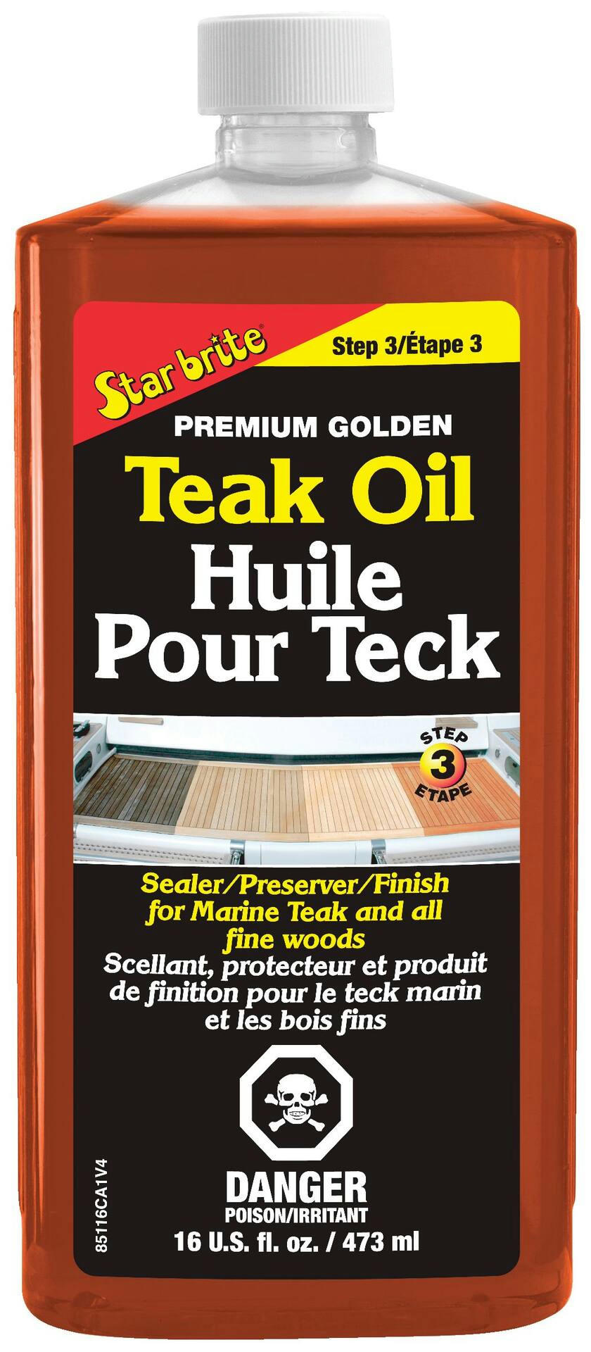Star Brite Premium Golden Teak Oil, Step-3, 473-ml