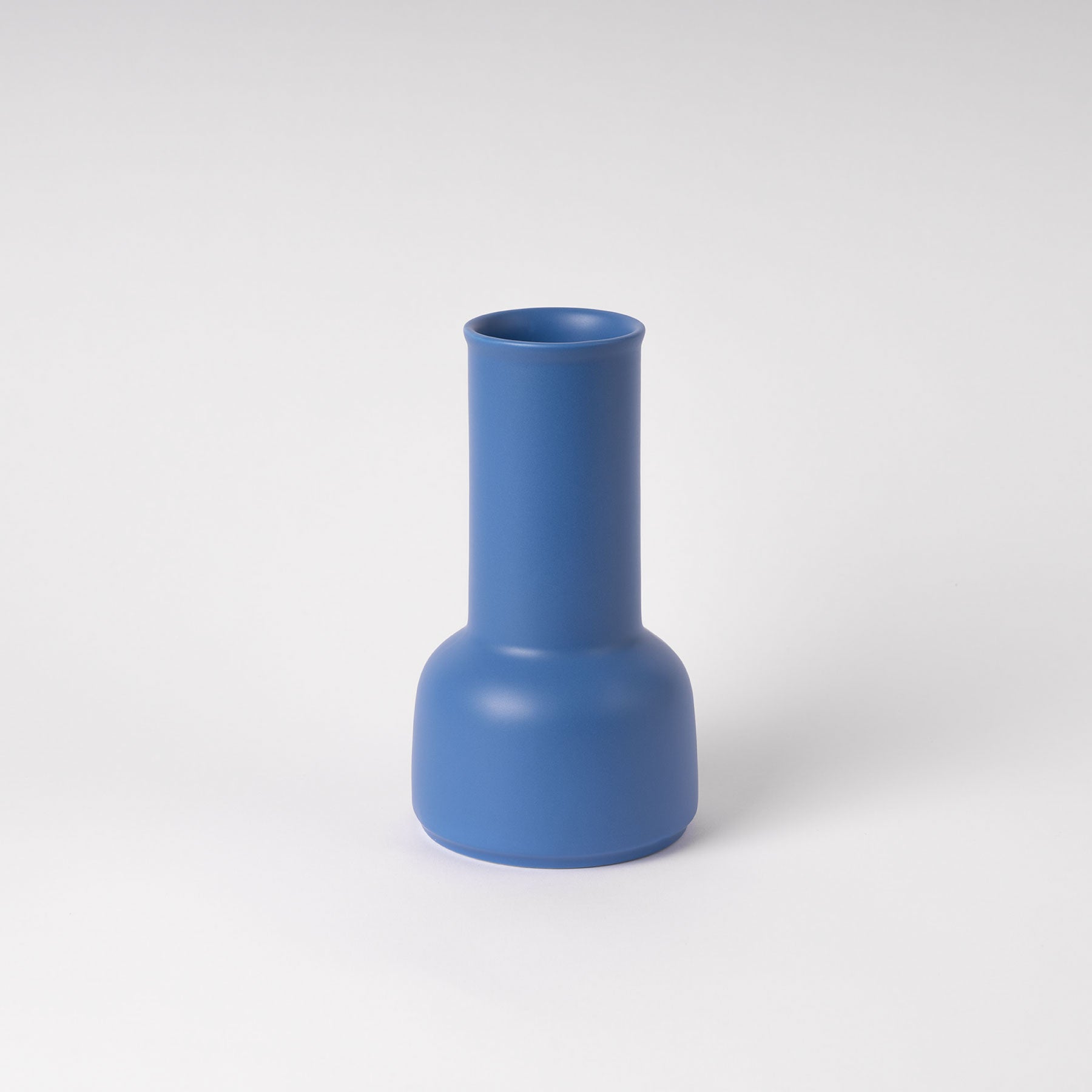 Electric Blue Narrow-Neck Carafe - Modern Table Pitcher