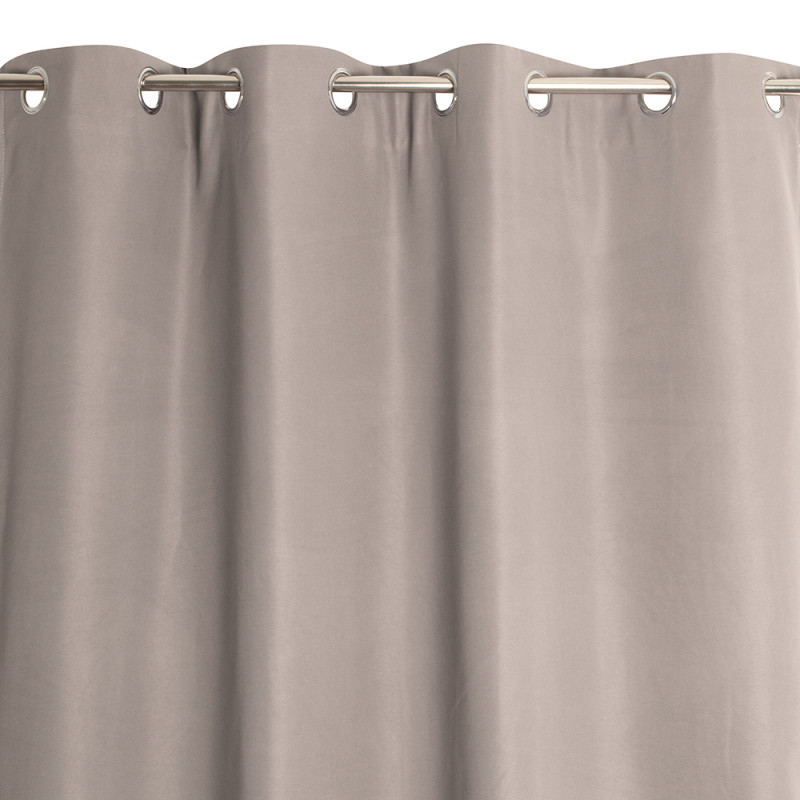 Rideau thermique Must taupe 138 x 240 cm JBY CREATION