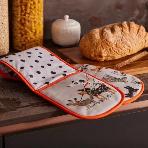 Ulster Weavers Double Oven Glove Dog Days | 88 x 18cm