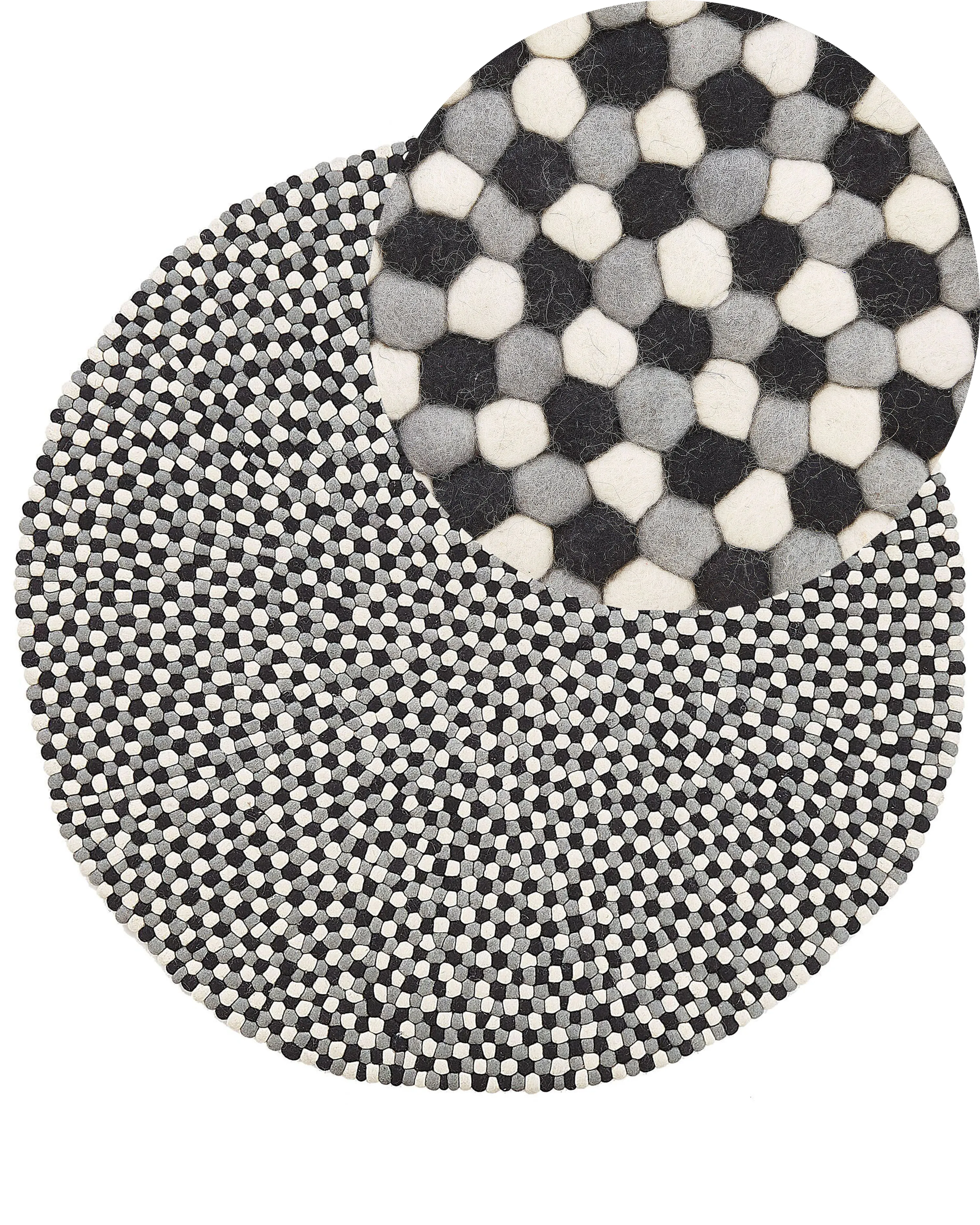 Rug PENEK Multicolour ? 140 cm Wool